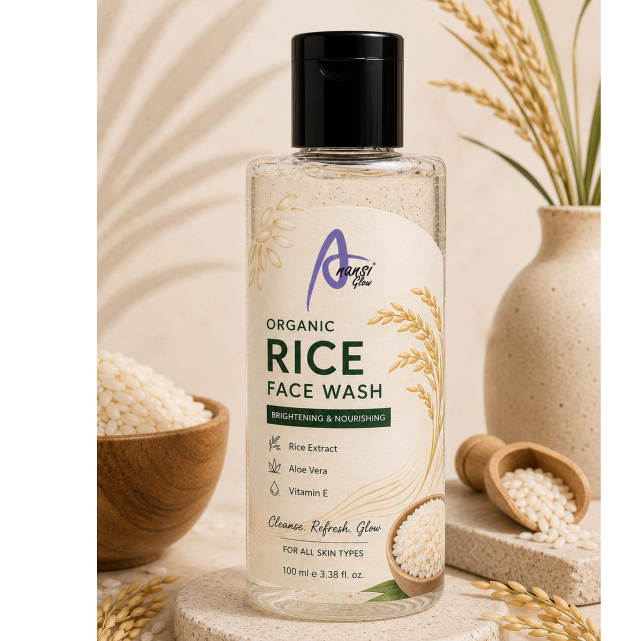 Rice & Aloe Vera Deep Cleansing Face Wash